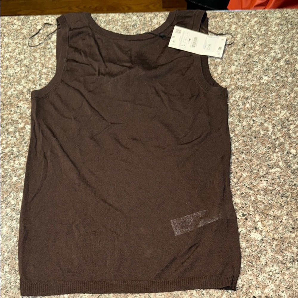 Zara Black Tank Top Classic Sleeveless Design